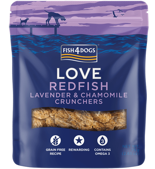 Fish4Dogs poslastice za pse - Redfish&Lavander crunchies 75g